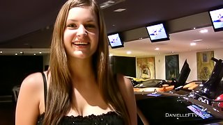 Lots of expensive sporty cars make Danielle horny in public