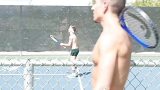 ManRoyale After tennis tight ass fuck with Timothy Drake and Beau Taylor