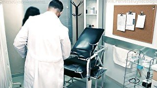 A TEEN 18-year-old virgin goes to the gynecologist for the first time in her life ( FULL VIDEO )CUM
