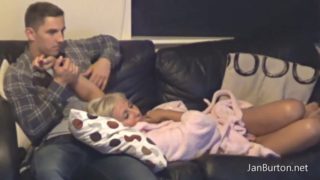 British mom and son get close when dad goes to bed